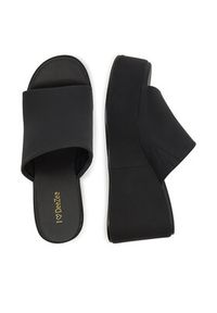 DeeZee Klapki 2336-4 Czarny. Kolor: czarny. Materiał: skóra #5