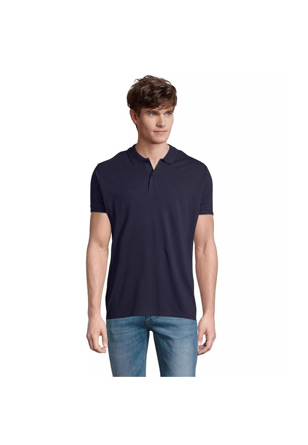 SOL'S - Polo Sol's Planet. Typ kołnierza: polo. Kolor: niebieski