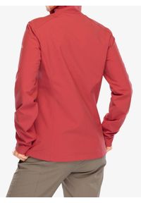 Kurtka softshell damska Vaude Hurricane Jacket IV. Kolor: czerwony. Materiał: softshell