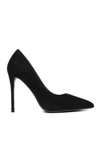 Eva Minge Szpilki EO-ELAINA-E134-20A Czarny. Kolor: czarny. Materiał: zamsz, skóra. Obcas: na szpilce