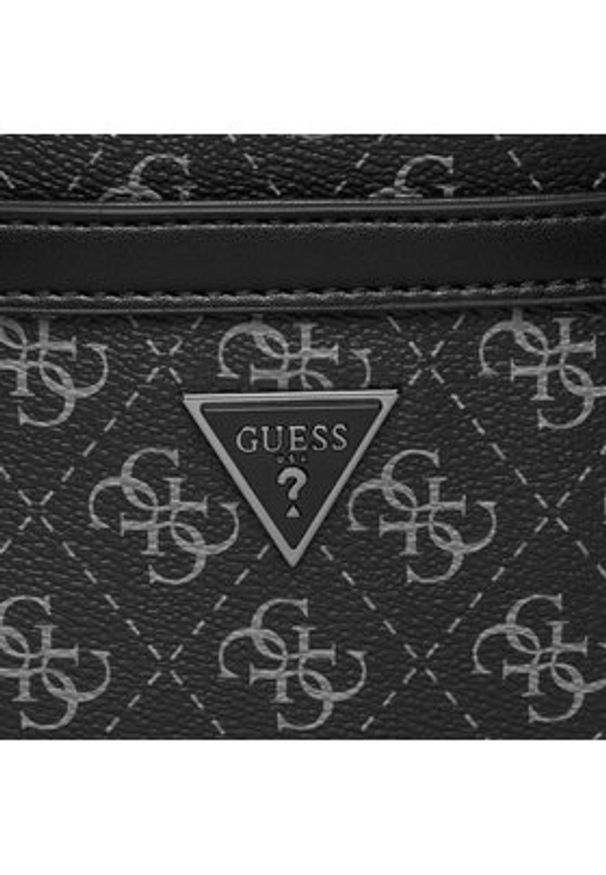 Guess Saszetka Vezzola Smart HMEVZL P2223 Czarny. Kolor: czarny. Materiał: skóra