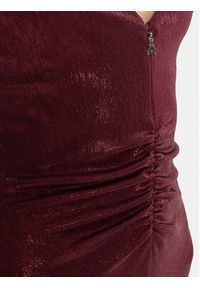 Patrizia Pepe Body 8M1735 J276 Bordowy Regular Fit. Kolor: czerwony. Materiał: syntetyk #4