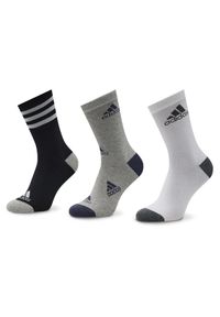 Adidas - adidas Zestaw 3 par wysokich skarpet unisex Graphic HN5736 Kolorowy. Kolor: czarny. Materiał: bawełna. Wzór: kolorowy