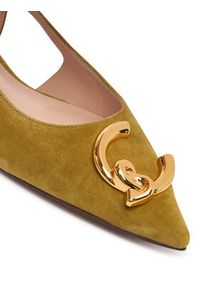 Coccinelle Baleriny C-ME E4 SB2 21 02 01 Zielony. Kolor: zielony. Materiał: zamsz, skóra #3
