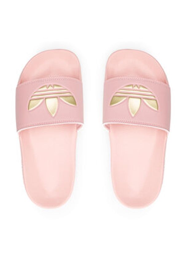 Adidas - adidas Klapki adilette Lite W GZ6198 Różowy. Kolor: różowy. Materiał: skóra