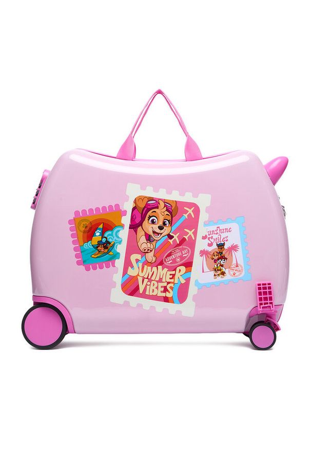 PAW PATROL - Walizka dziecięca Paw Patrol. Kolor: różowy