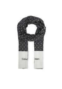 Szal Calvin Klein. Kolor: czarny