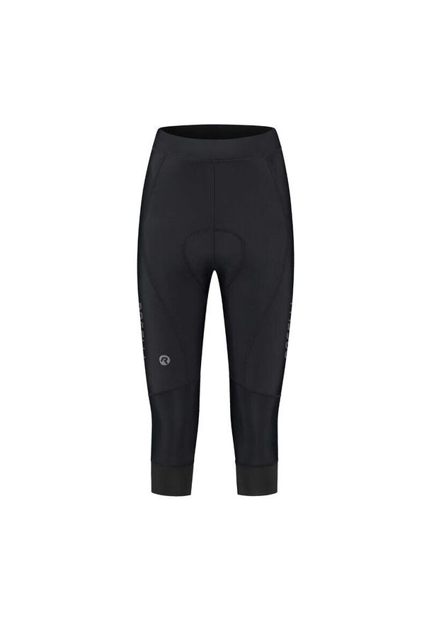 ROGELLI - Spodnie rowerowe 3/4 damskie Rogelli Essential. Kolor: czarny