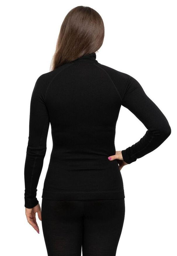 Koszulka Smartwool Classic Thermal Merino Base Layer 1/4 Zip Women. Kolor: czarny