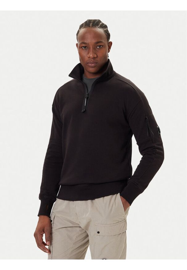 C.P. Company Bluza 19CMSS153A005086W Czarny Regular Fit. Kolor: czarny. Materiał: bawełna