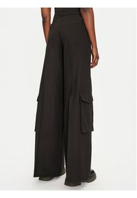 Hugo Spodnie palazzo Himana 50518970 Czarny Regular Fit. Kolor: czarny. Materiał: wiskoza #2