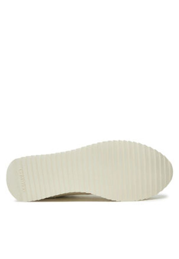 Calvin Klein Sneakersy Low Top Lace Up Logo Lth HM0HM01654 Biały. Kolor: biały. Materiał: skóra