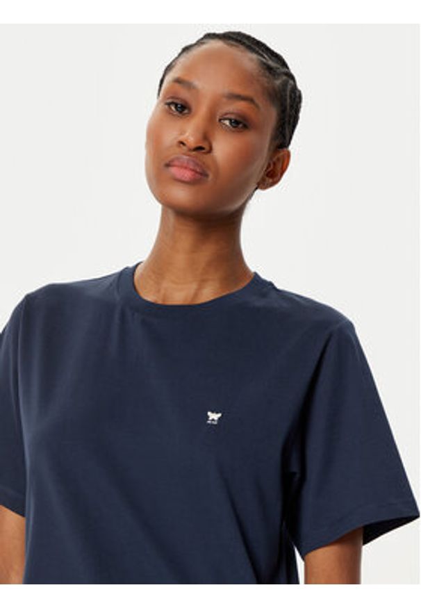 Weekend Max Mara T-Shirt Satrapo 2515971031 Granatowy Regular Fit. Kolor: niebieski. Materiał: bawełna