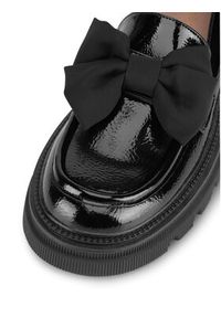 DeeZee Loafersy TYA56-J128 Czarny. Kolor: czarny. Materiał: materiał, syntetyk