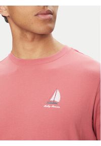 Helly Hansen T-Shirt Shoreline 54601 Czerwony Regular Fit. Kolor: czerwony. Materiał: bawełna #4