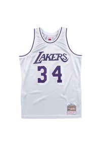 Mitchell & Ness - Koszulka NBA Los Angeles Lakers platinum Shaquille O'Neal. Kolor: szary. Sport: koszykówka #1