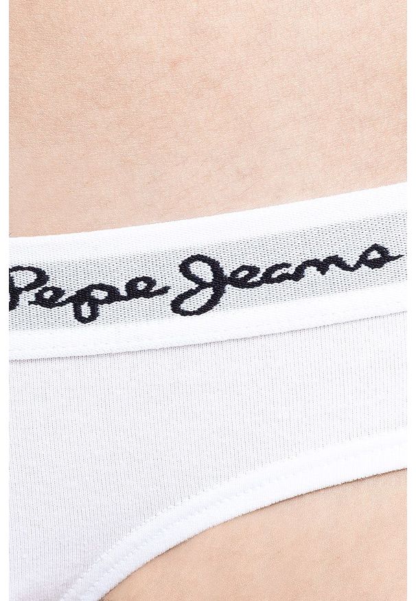 Pepe Jeans - Figi Dixie. Kolor: biały