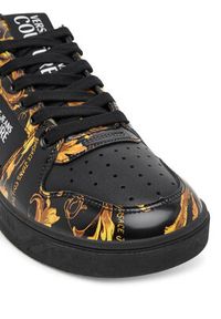 Versace Jeans Couture Sneakersy 79YA3SJ4 ZPB41 G89 Czarny. Kolor: czarny. Materiał: skóra
