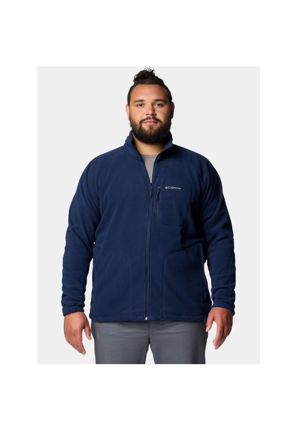 columbia - Sweter Męski Columbia Fast Trek II. Kolor: niebieski. Materiał: polar. Sport: turystyka piesza