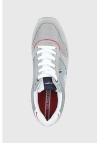 U.S. Polo Assn. buty kolor szary. Nosek buta: okrągły. Zapięcie: sznurówki. Kolor: szary. Materiał: guma