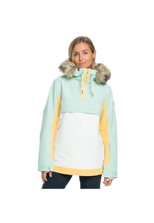 Roxy - Kurtka snowboardowa damska ROXY Shelter. Kolor: wielokolorowy. Sport: snowboard