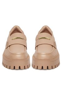 DeeZee Loafersy HY19001-2 Różowy. Kolor: różowy. Materiał: skóra #4