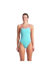 Strój Kąpielowy Damski Arena Lace Back Solid. Kolor: niebieski