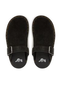 Dr. Martens Klapki Zebzag DM31657001 Czarny. Kolor: czarny. Materiał: nubuk, skóra #2