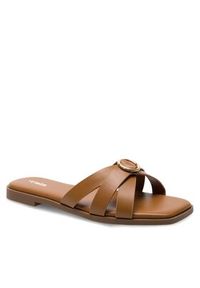 DeeZee Klapki KLE1004-109 Brązowy. Kolor: brązowy. Materiał: syntetyk #8