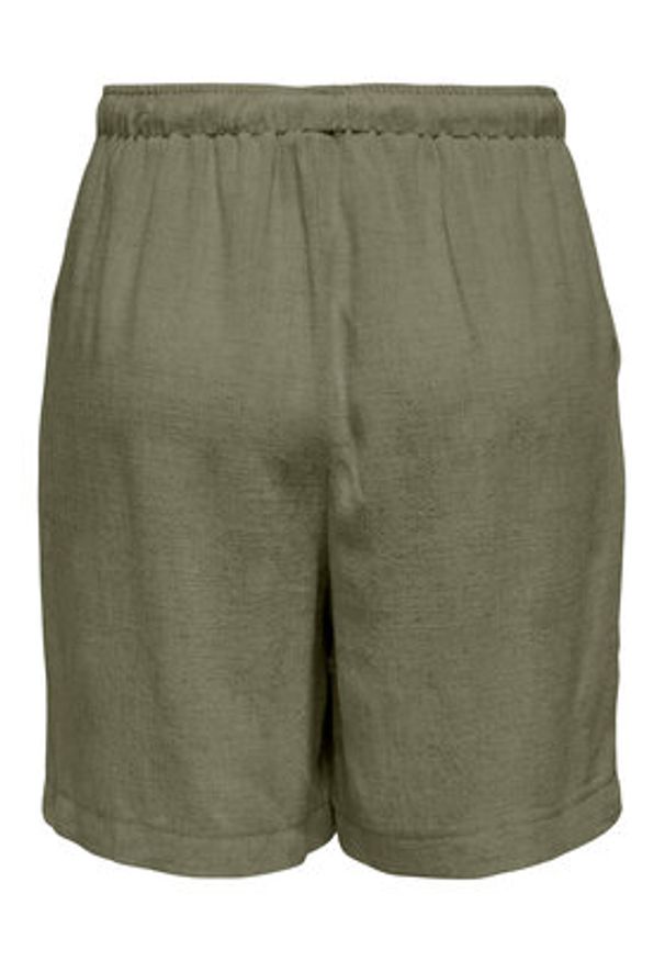 only - ONLY Szorty materiałowe Siesta 15333032 Zielony Loose Fit. Kolor: zielony. Materiał: wiskoza