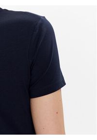 EA7 Emporio Armani T-Shirt 8NTT50 TJFKZ 1554 Granatowy Regular Fit. Kolor: niebieski. Materiał: bawełna