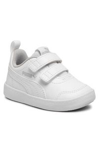 Puma Sneakersy Courtflex V2 V Inf 371544 04 Biały. Kolor: biały. Materiał: skóra #5
