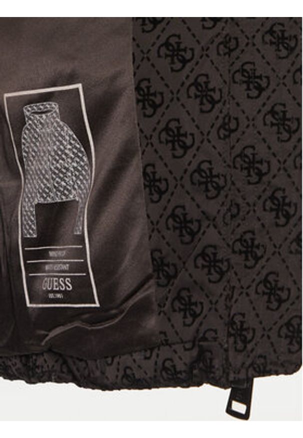 Guess Kurtka przejściowa Daisy W4BL36 WGJZ0 Czarny Regular Fit. Kolor: czarny. Materiał: syntetyk