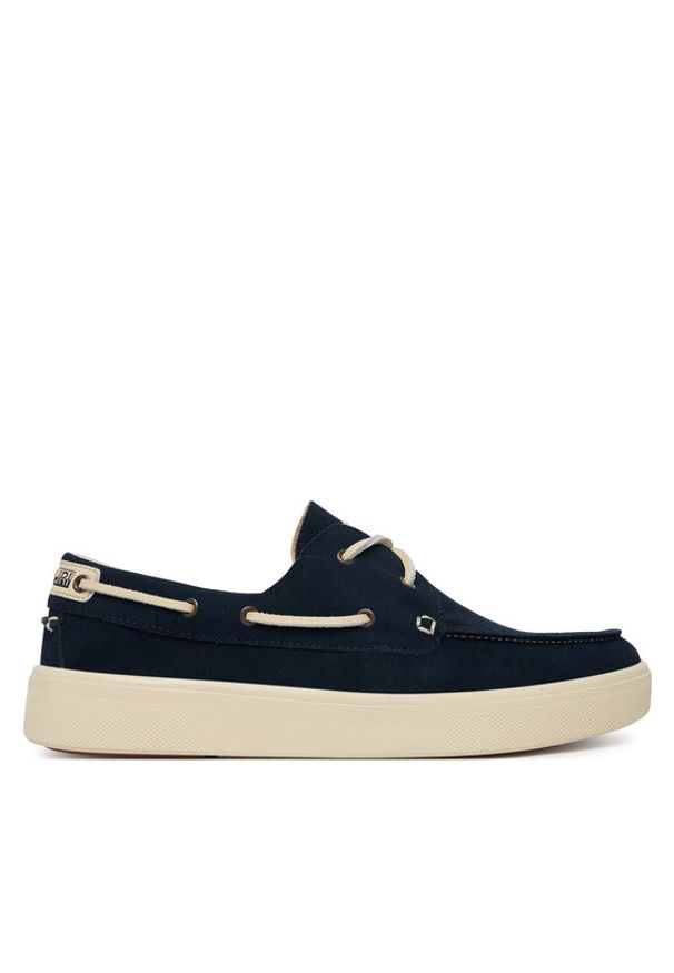 Napapijri Półbuty NP0A8BNX Granatowy. Kolor: niebieski. Materiał: skóra, zamsz