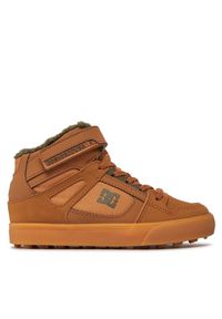 DC Sneakersy Pure Ht Wnt Ev ADBS300327 Brązowy. Kolor: brązowy
