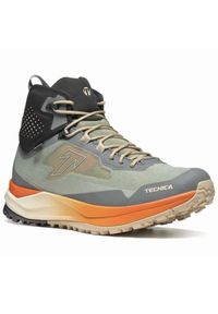 TECNICA - Buty turystyczne męskie Tecnica Spark S Mid GTX. Kolor: szary, wielokolorowy, zielony. Materiał: syntetyk, materiał. Sport: turystyka piesza #1