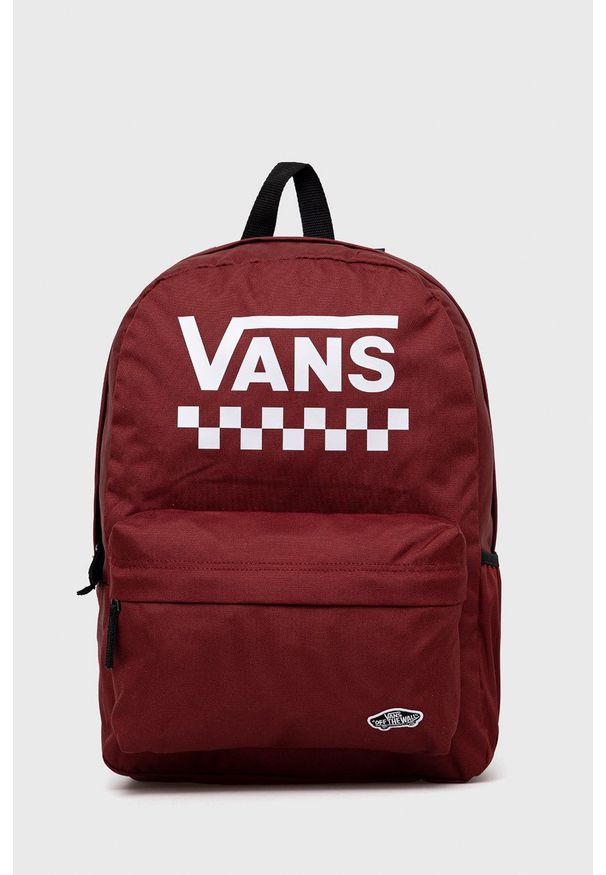 Vans - Plecak. Kolor: czerwony
