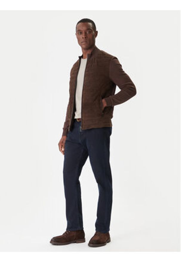 Jack & Jones Jeansy Chris Classic 12287740 Granatowy Relaxed Fit. Kolor: niebieski