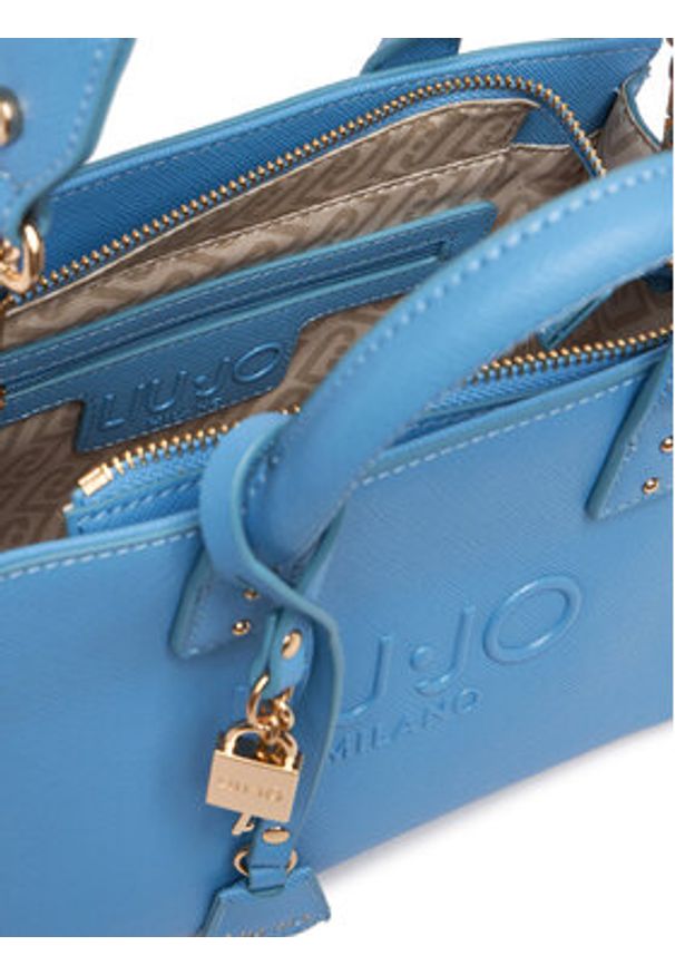 Liu Jo Torebka AA6150 ES029 Niebieski. Kolor: niebieski. Materiał: skórzane