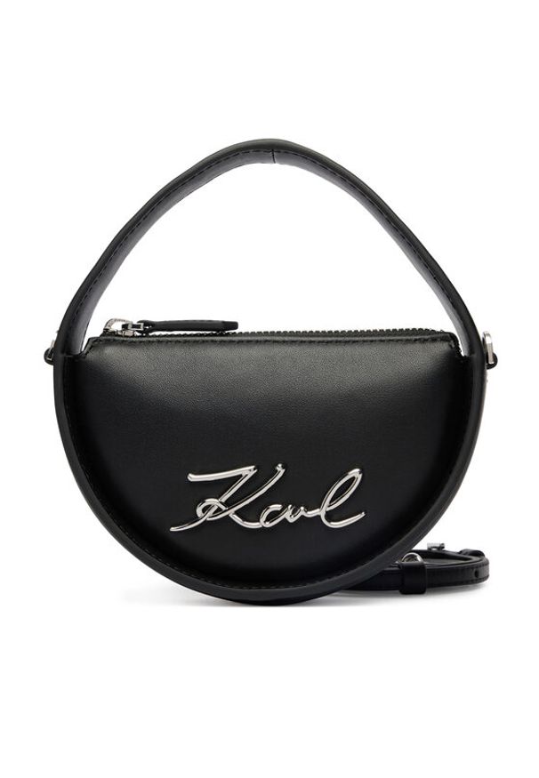 Karl Lagerfeld - KARL LAGERFELD Torebka B2W30277 Czarny. Kolor: czarny. Materiał: skórzane