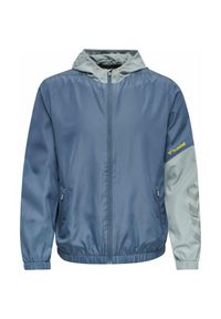 Kurtka błyskawiczna Hummel Sullivan Loose. Kolor: szary, niebieski, wielokolorowy. Sport: piłka ręczna #1