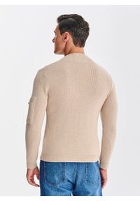 Pako Lorente - PAKO LORENTE - Rozpinany kardigan w kolorze beżowym. Okazja: na co dzień. Kolor: beżowy. Materiał: wełna, bawełna. Sezon: jesień. Styl: casual #6