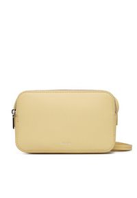 Calvin Klein Torebka Foil Logo Elongated Camera Bag LV04F3276G Żółty. Kolor: żółty. Materiał: skórzane #5