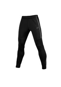 ZINA - Spodnie piłkarskie dla dzieci Zina Delta PRO 2.0 Junior treningowe. Kolor: czarny. Materiał: dresówka. Styl: sportowy