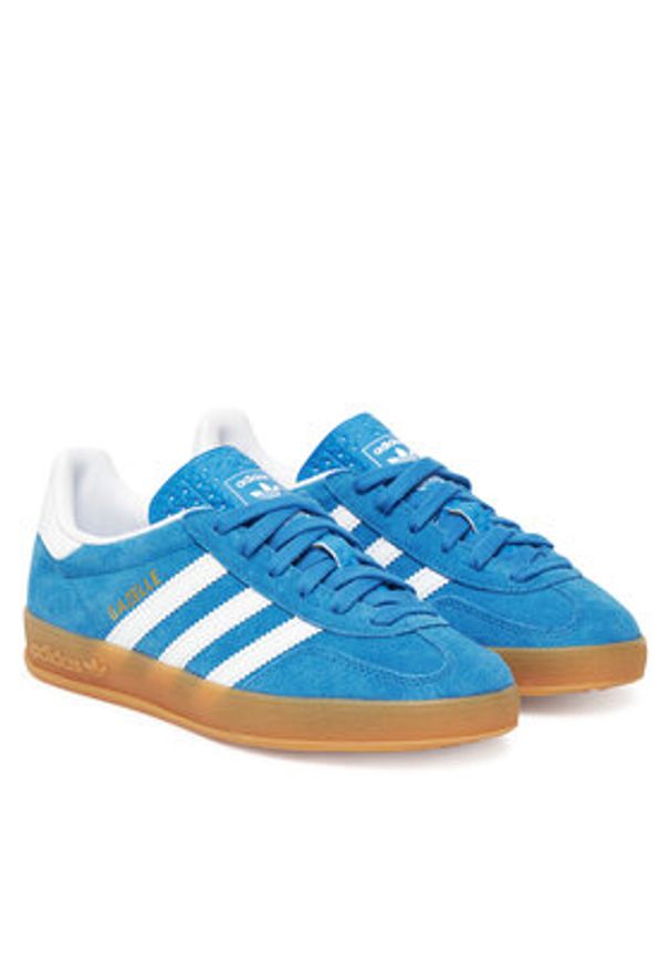 Adidas - adidas Sneakersy Gazelle Indoor JS3802 Niebieski. Kolor: niebieski. Materiał: skóra, zamsz. Model: Adidas Gazelle
