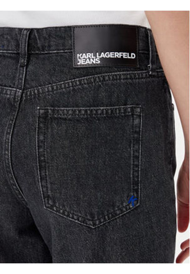 Karl Lagerfeld Jeans Jeansy A2W10138 Czarny Mom Fit. Kolor: czarny