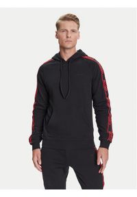 Hugo - HUGO Bluza Liam 50540921 Czarny Regular Fit. Kolor: czarny. Materiał: bawełna #1