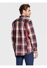 Wrangler Koszula WA5B5R17G 112324306 Bordowy Regular Fit. Kolor: czerwony. Materiał: syntetyk #2