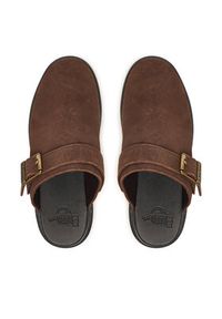 Dr. Martens Klapki Brookline DM40666202 Brązowy. Kolor: brązowy. Materiał: skóra, zamsz #4