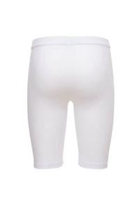 DSQUARED2 - Białe legginsy z logo. Okazja: na co dzień. Stan: podwyższony. Kolor: biały. Materiał: elastan, materiał, bawełna. Styl: elegancki, sportowy, casual